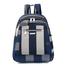 Nylon Backpack Durable Waterproof Casual Shoulder Bag Blue Color image