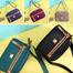 Nylon Fashion Cross Body Bag Lightweight Portable Shoulder Bag Maroon Color image