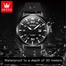 OLEVS 9962 Fashion Men Watch With Leather Strap image