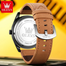 OLEVS 9962 Fashion Men Watch With Leather Strap image