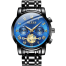 OLEVS Watch Luxury Business Chronograph waterproof stainless steel watch for mens image