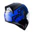ORIGINE Strada Split Helmets - Glossy Blue ‍Black image