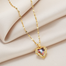 Ocean Heart Stone Love Shape Neckless for Stylish Girls or Women image