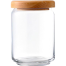 Ocean Jar Pop W/Wood Lid 650ml image
