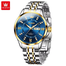 Olevs 3620 CH Couple Blue Watch image
