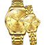 Olevs 3620 CH Couple - Gold Watch image