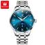Olevs 3646 Stainless Steel Analog Wrist Watch For Men image
