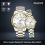 Olevs Couple Waterproof Stainless Steel Watch image