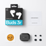 OnePlus Nord Buds 3R 2-mic Call Noise Cancellation Bluetooth Earbuds - Ash Black image