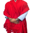 One Colour Woolen Shawl Or Chador For Men and Women - Red image