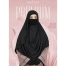 Glam Touch One Loop-Ready Hijab | Black image