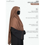 One Loop-Ready Hijab | Milk-Coffee image