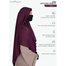 One Loop-Ready Hijab | Wine image