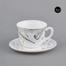 Opal Glass Cup And Saucer image