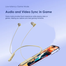 Oraimo Necklace Lite ENC with Vibration Wireless Neckband - Light Gold image