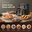 Oraimo OAF-521A- GRAPHITBLA NutriFry S1 Ultra 1500W Air fryer 6 Ltr image