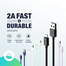 Oraimo OCD-M12 2A 1M Data Cable-White/Black image
