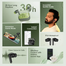 Oraimo OTW-323 Spacebuds Neo True Wireless Earbuds Sage Green image