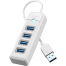Orico PW4U-U3-WH 4 Ports USB-A To USB 3.0 HUB White image