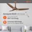 Orient 48 Inch Aeroquiet-BLDC (35w) Ceiling Fan Caramel Brown (Without Remote) image