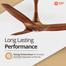Orient 48 Inch Aeroquiet-BLDC (35w) Ceiling Fan Wooden image