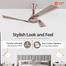 Orient 48 Inch Orina Ceiling Fan Copper Brown image