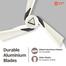 Orient 48 Inch Orina Ceiling Fan Pearl White Black image