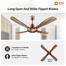 Orient 53 Inch Stallion Antique Copper Ceiling Fan image