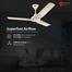 Orient 56 Inch JAZZ Ceiling Fan Pearl Metalic Whitre Chrome image