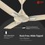 Orient 56 Inch JAZZ Ceiling Fan Pearl Metalic Whitre Chrome image