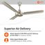 Orient 56 Inch Orient Quasar Pewter Finish Ceiling Fan image