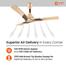 Orient 56 Inch Wendy Ceiling Fan Topaz Gold Brown image
