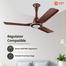 Orient I-Float Fan 48 Inch Ceiling Fan - Lackside Brown image