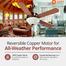 Orient Subaris Solo Under Light 52 Inch Ceiling Fan Antique Copper - Oakwood image