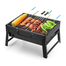 Outdoor Portable BBQ Stove - Black 17inch image