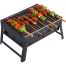 Outdoor Portable BBQ Stove - Black 17inch image