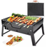 Outdoor Portable BBQ Stove - Black 17inch image