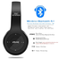 P47 Headband Folding Stereo Bluetooth Headphone Wireless Head image
