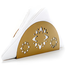 PH Intricate Floral Design Metal Tissue Holder image