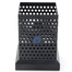 PH Metallic Black Dotted Square Pen Holder with Base image
