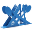 PH Spoon and Fork Shaped Steel Tissue Holder Blue image