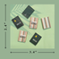 POCKET NOTEBOOK (STRIPED COVER) image