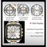 POEDAGAR 866 Luxury Square Chronograph Men’s Watch image