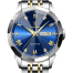 POEDAGAR Fashion Blue Quartz Watch for Men image