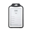 PP Double-Sided Vertical ID Card Holder – Durable Black Badge Holder image