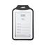 PP Double-Sided Vertical ID Card Holder – Durable Black Badge Holder image