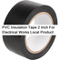 PVC Tape 2 Inch Black Bangladeshi Electrical PVC Insulating Tape Width 2 Inch 50mm 5m Length PVC Insulation Tape For Insulating Reinforcing Cables image