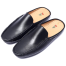 Pa-Your Shoe Black Plain Half Loafer image