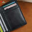Pa-Your Shoe Classic Black Genuine Leather Card Wallet image