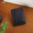 Pa-Your Shoe Classic Black Genuine Leather Card Wallet image